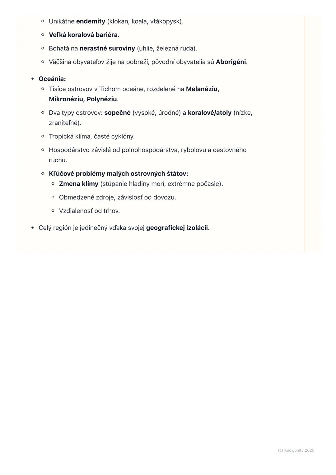 # Austrália a Oceánia

Prehľad Austrálie a Oceánie

Takže, ideme na Austráliu a Oceániu. Je to obrovský región, ktorý je
geograficky dosť iz