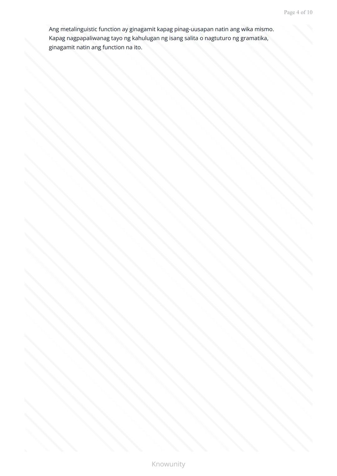 Kalikasan, Katangian, at Kahalagahan ng Wika sa Komunikasyon
Pag-aaral sa kahulugan, gampanin, at mga katangian ng wika
Mga Layuning Pang-ed