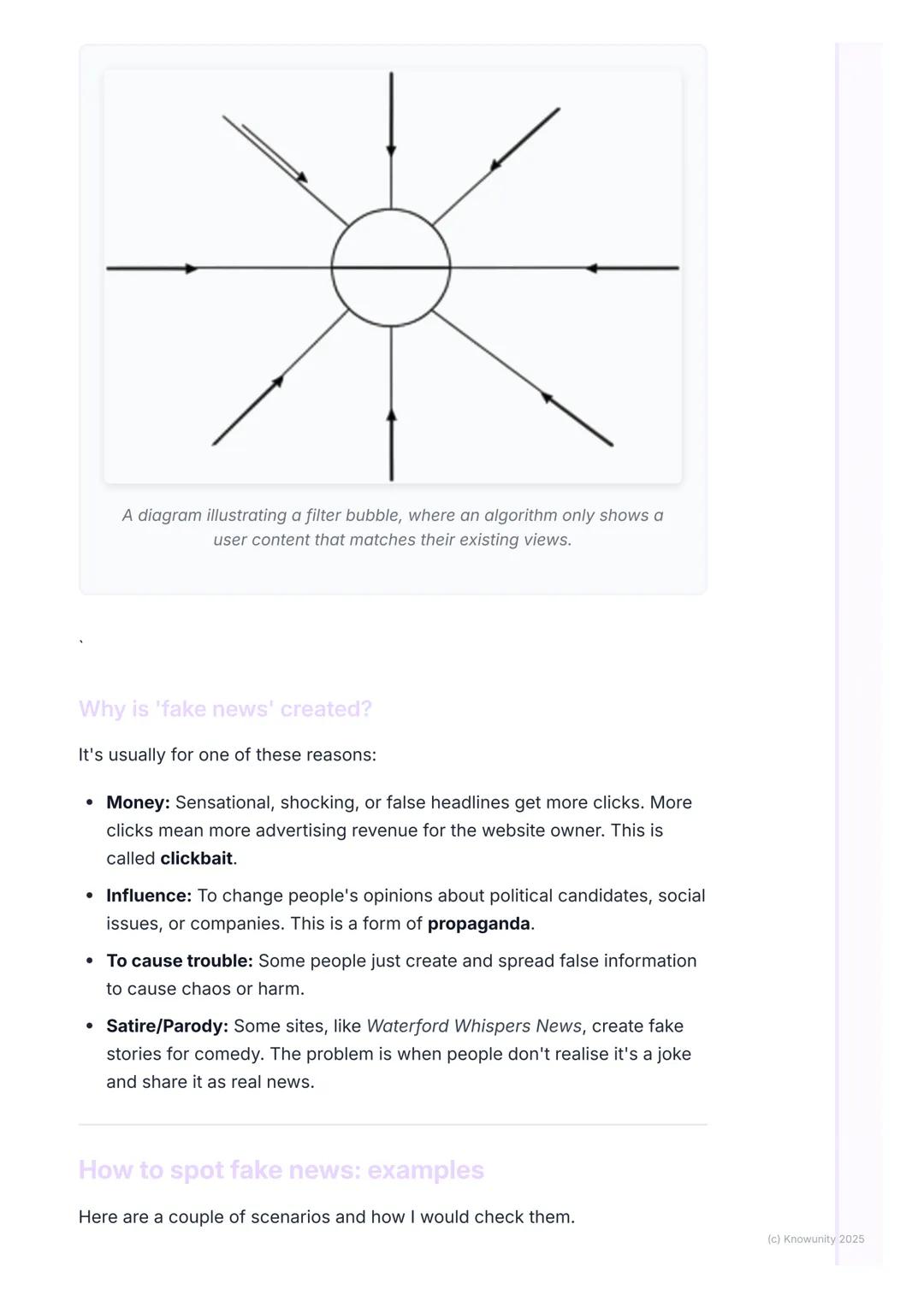 # Bias, Misinformation, and 'Fake
News'

Introduction to media literacy

We get our news and information from so many places now, not just t
