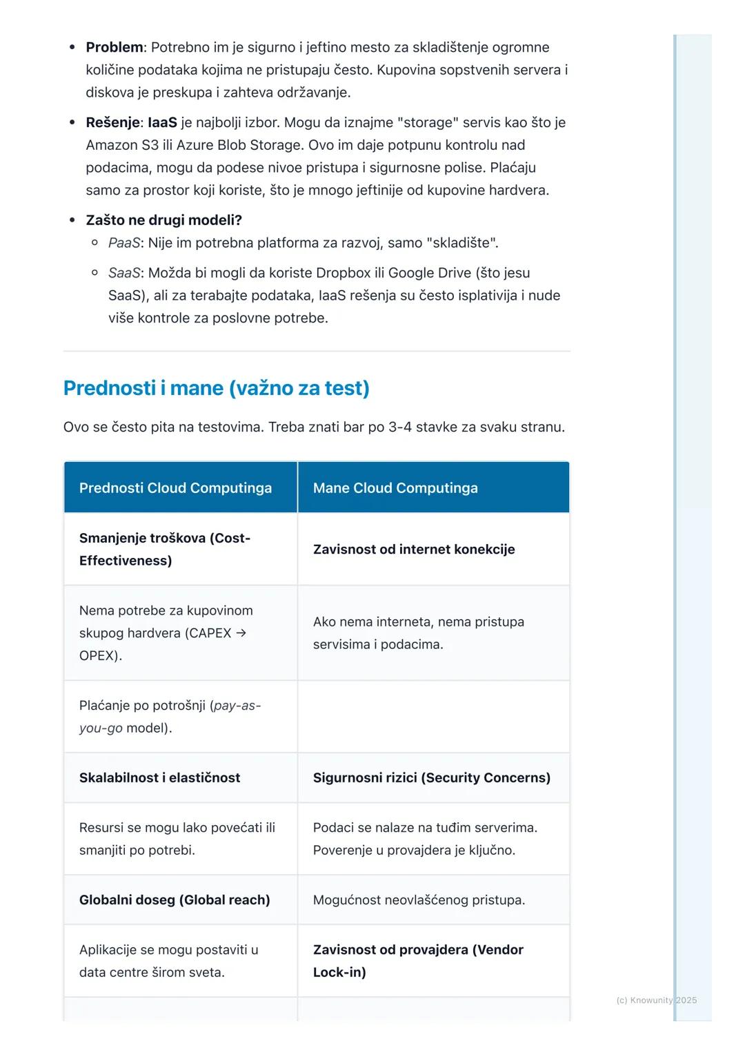 # Cloud computing

Uvod u cloud computing

Cloud computing (računarstvo u oblaku) je isporuka računarskih servisa -
uključujući servere, skl
