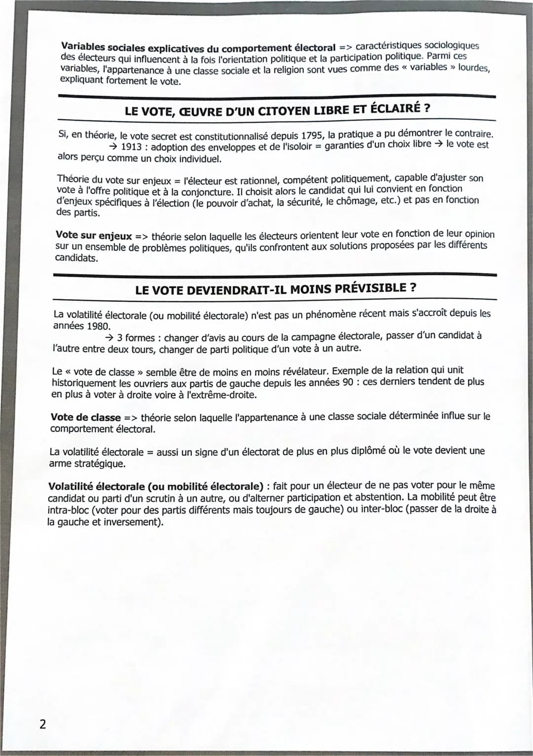 # 10 – VOTER : UNE AFFAIRE
INDIVIDUELLE OU
COLLECTIVE ?

COMPRENDRE ET MESURER LE VOTE, UN ENJEU CENTRAL

Élections = l'un des marqueurs les