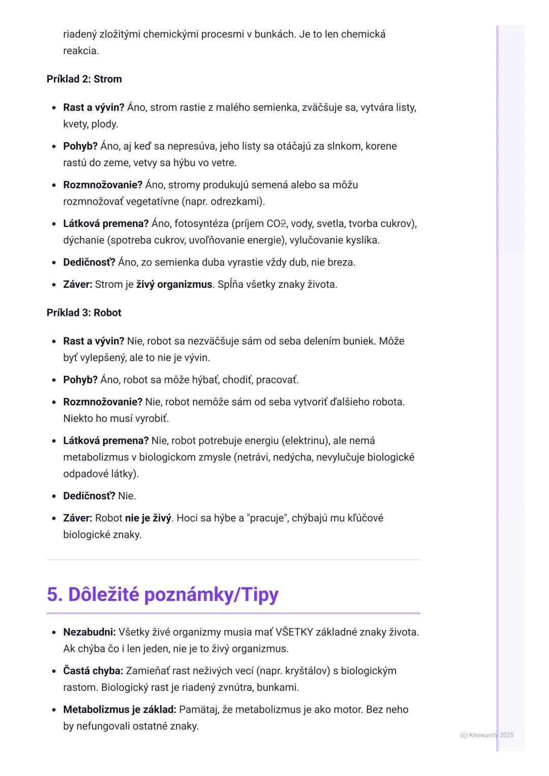 # Základné znaky života

1. Úvod do základných znakov života

Dnes si píšem poznámky o tom, čo robí niečo živým. V biológii je dôležité vedi