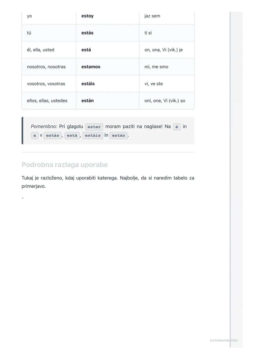 # Glagol SER (biti) in ESTAR
(biti/nahajati se)

Glagola *ser in estar* - uvod

Oba glagola, *ser in estar*, v slovenščini pomenita "biti". 