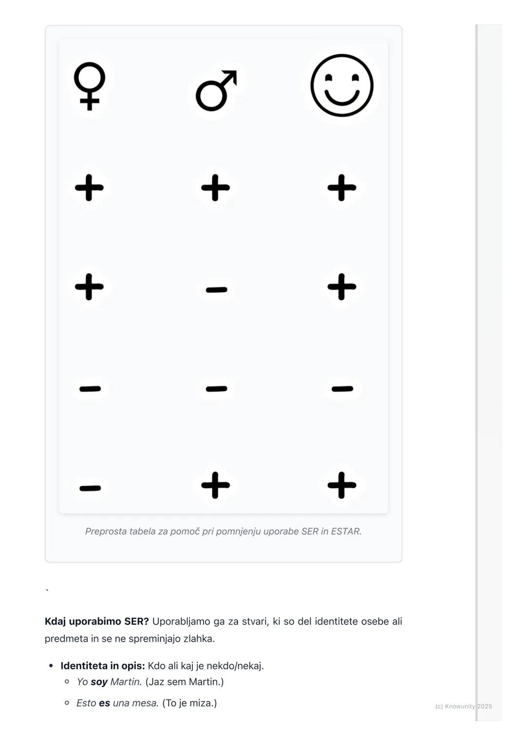 # Glagol SER (biti) in ESTAR
(biti/nahajati se)

Glagola *ser in estar* - uvod

Oba glagola, *ser in estar*, v slovenščini pomenita "biti". 
