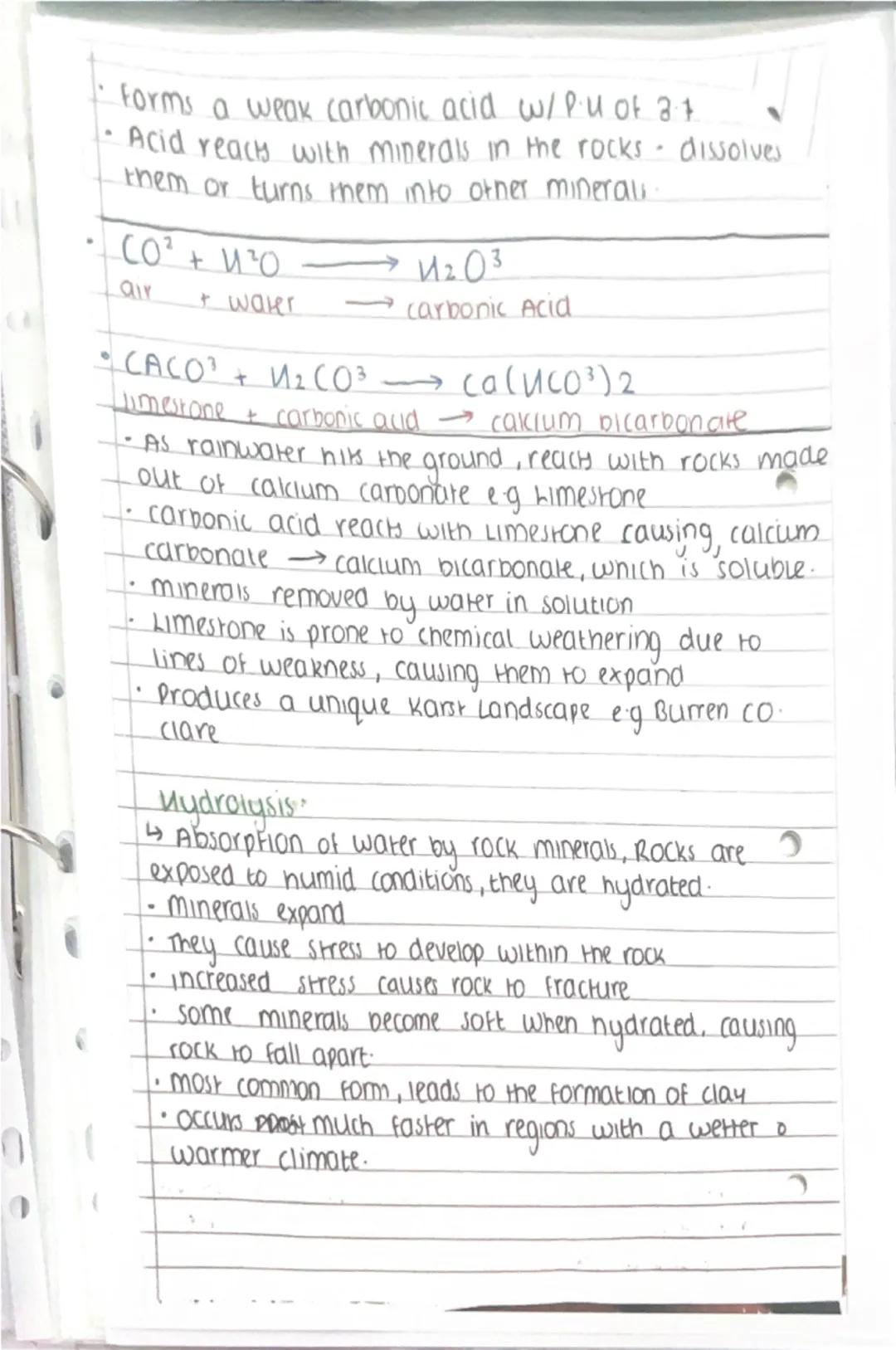 - weathering Karst Landscure
- weathering the breaking up & decay of rocks,
through natural mechanical & chemical processes.

Erosion= the b