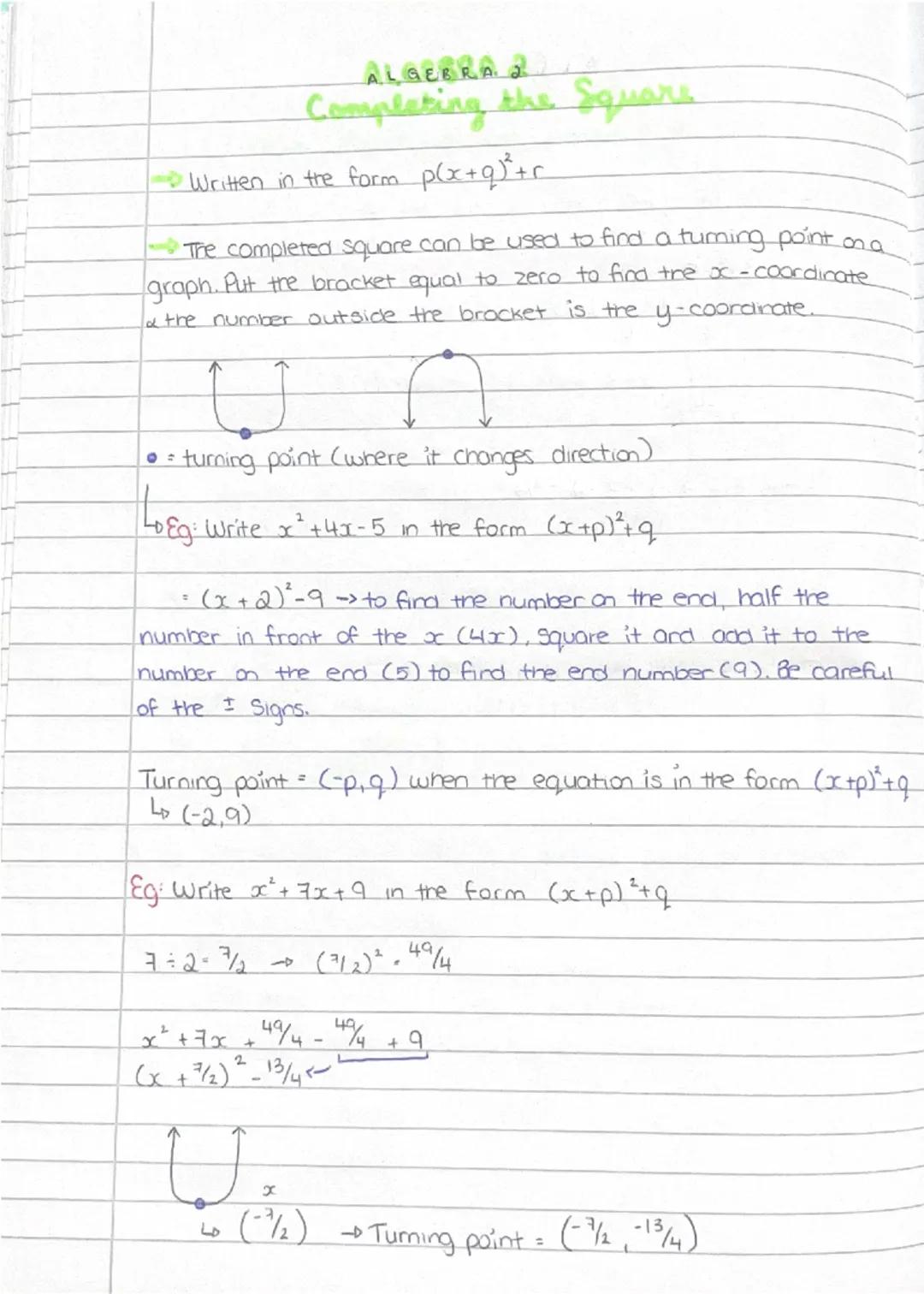 ALGEBRA 2
The Factor Theorem

* If ox=a is a root then ox-a is a foctor...

a
Eg: If ox-7 is a factor of ox³-3x²-25x-21 find the roots of th
