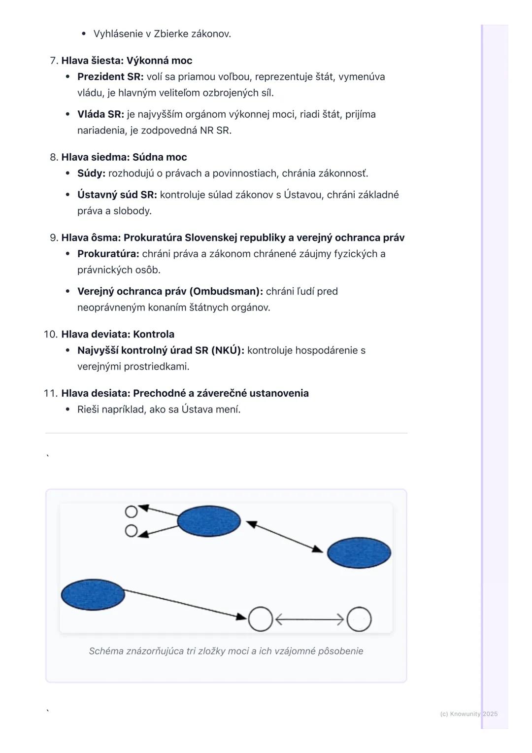 # Ústava Slovenskej republiky

## 1. Prehľad ústavy slovenskej republiky

Ústava Slovenskej republiky je najdôležitejší právny predpis v naš