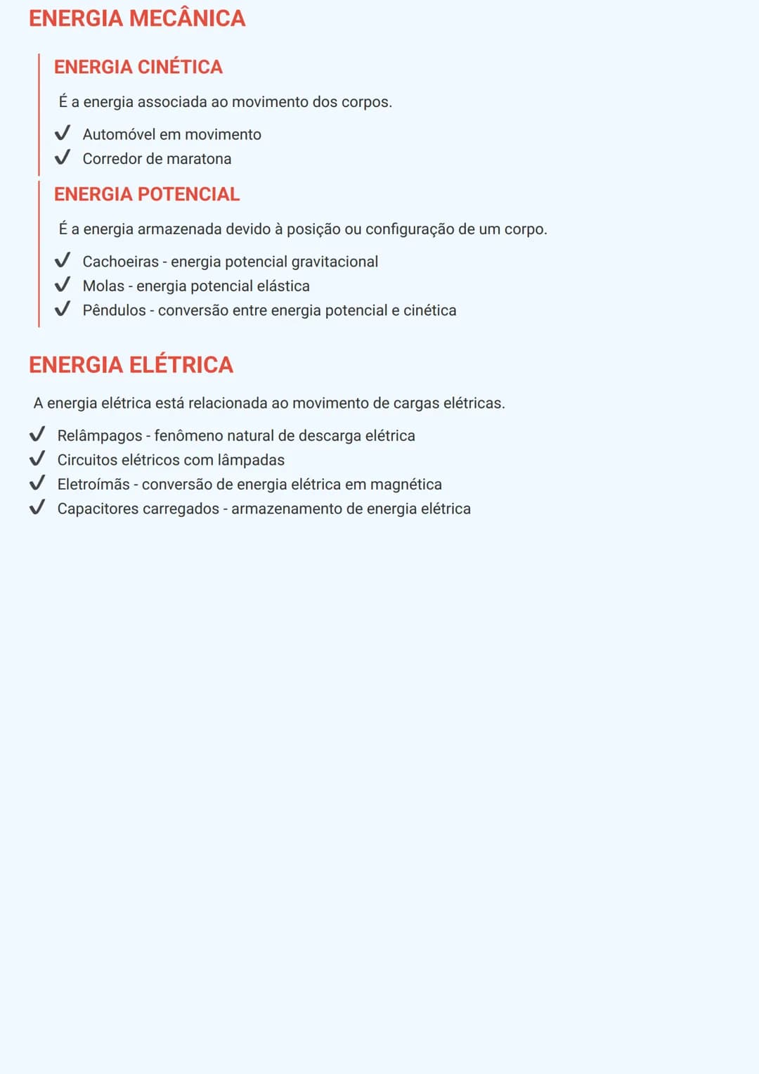 # FORMAS DE ENERGIA

ENERGIA TÉRMICA

A energia térmica está relacionada ao movimento das partículas da matéria e à transferência de
calor.
