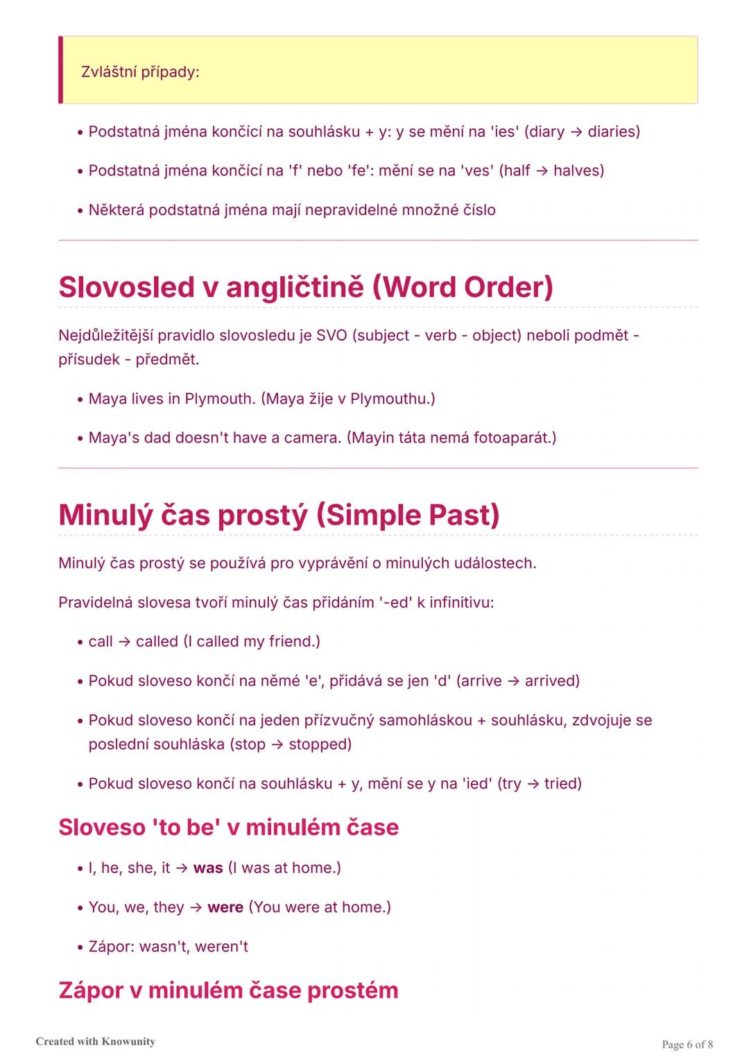 # Shrnutí základů anglické gramatiky pro 5. třídu

Přehled základních gramatických struktur a časů v angličtině pro žáky 5. třídy. Obsahuje 