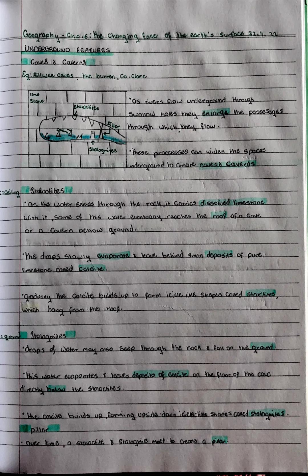 Geography-Chp. 6: the Changing face of the earth's surface 14.11.22

WEATHERING

*   weathering is the breaking down of rocks & soil that ar