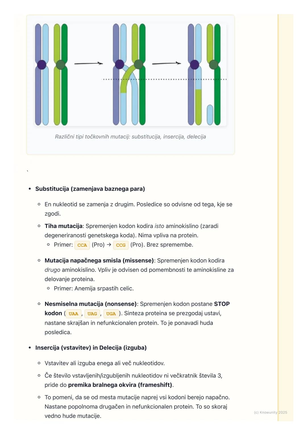 # Mutacije

Kaj so mutacije?

Mutacije so trajne spremembe v dednem materialu (DNA). So naključne in
se lahko zgodijo v katerikoli celici. S