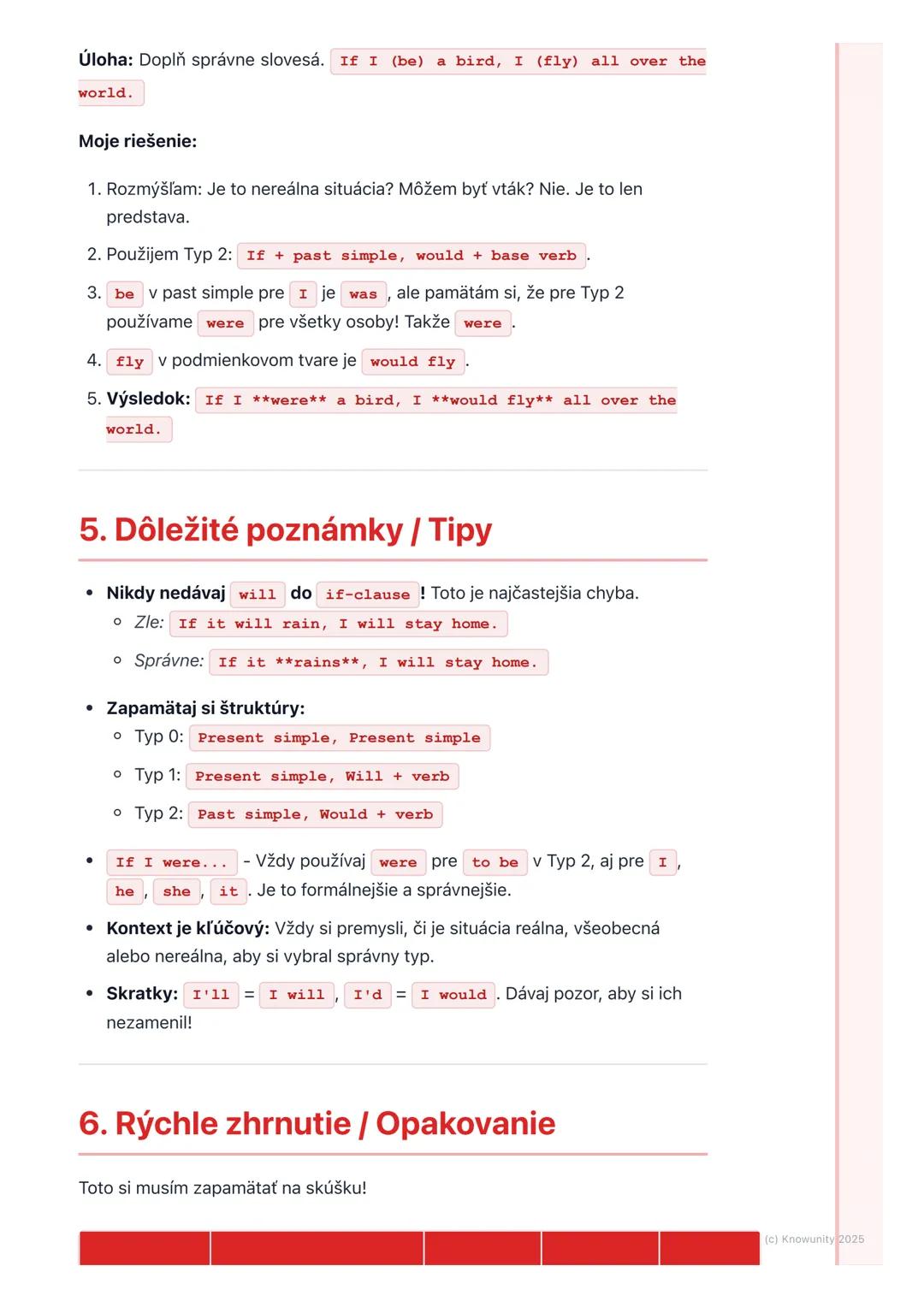 # Podmienkové vety
(Conditional Sentences)

1. Prehľad podmienkových viet

Podmienkové vety (po anglicky conditional sentences) sú super dôl