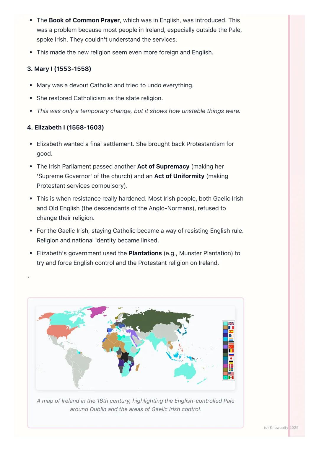 # The Reformation in Ireland

The Reformation comes to Ireland

The Reformation was a major religious movement in Europe in the 16th
century