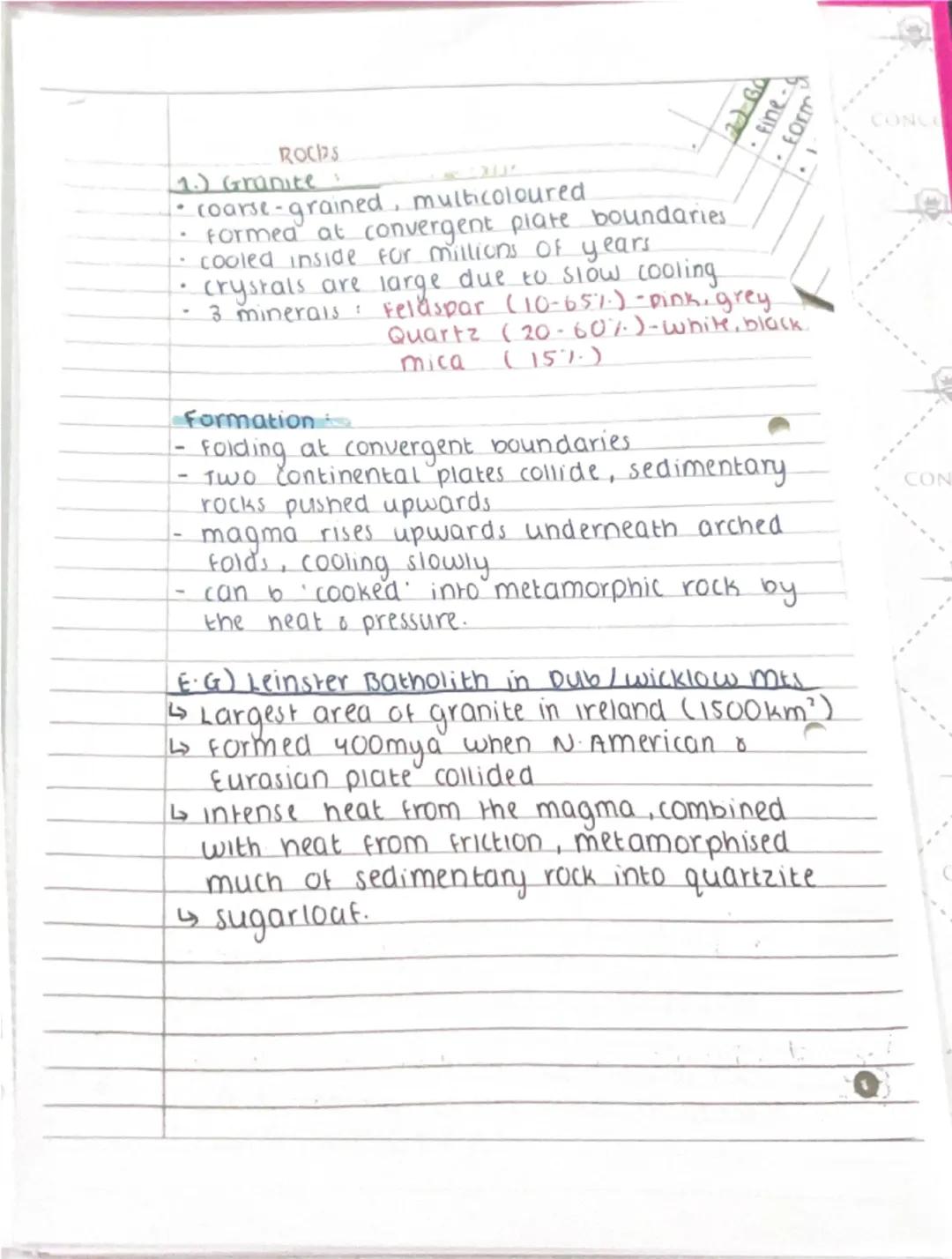 ROCKS

The Rock cycle

Igneous rocks are created through volkanic
activity on or within the crust

the rock is broken down into sediments by