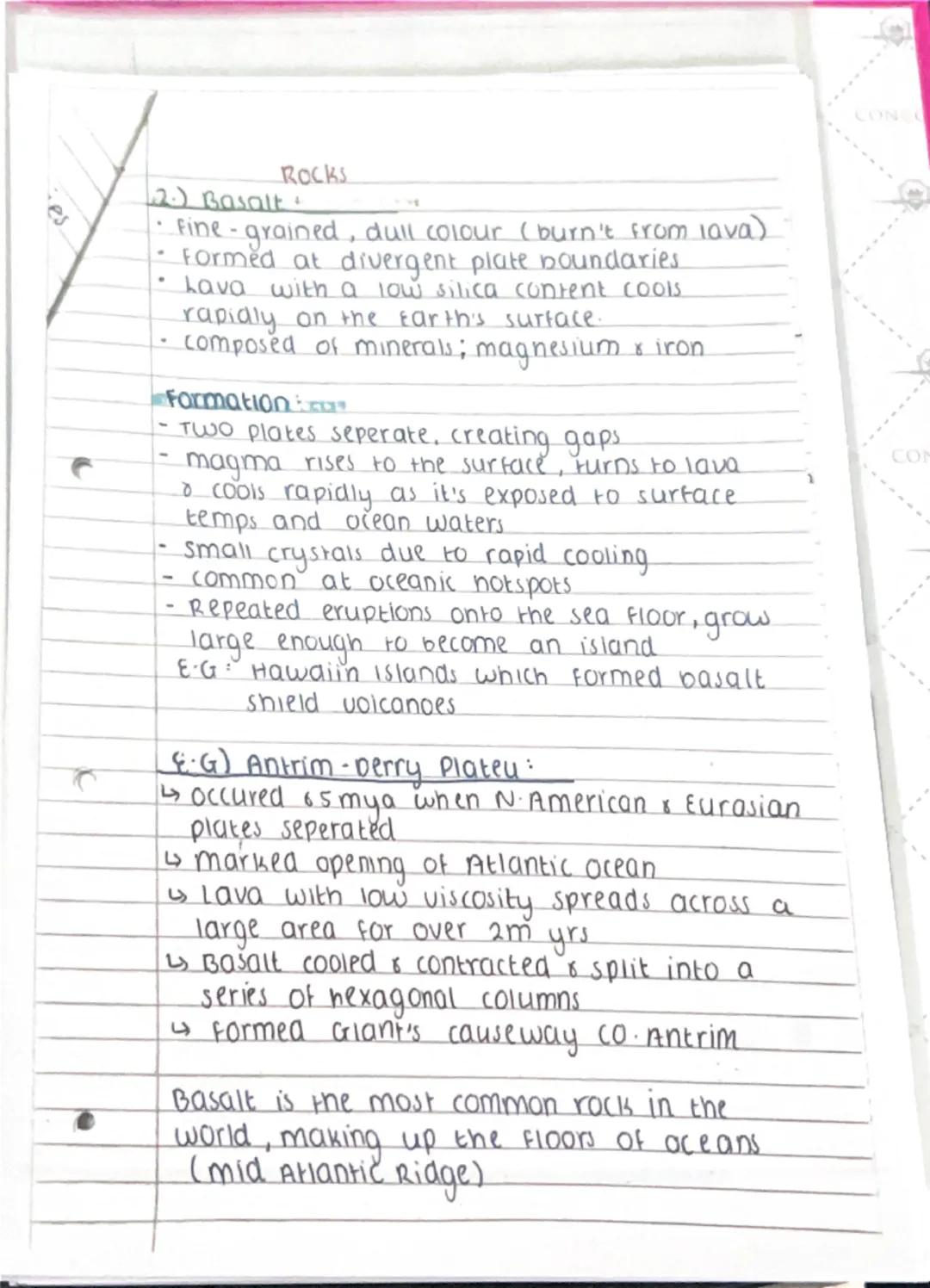 ROCKS

The Rock cycle

Igneous rocks are created through volkanic
activity on or within the crust

the rock is broken down into sediments by