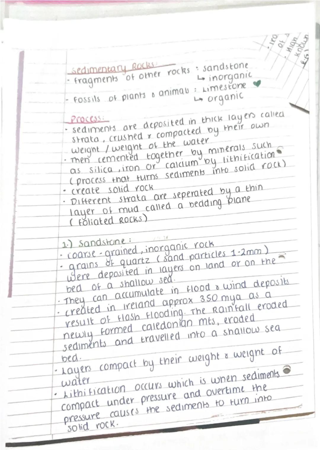 ROCKS

The Rock cycle

Igneous rocks are created through volkanic
activity on or within the crust

the rock is broken down into sediments by