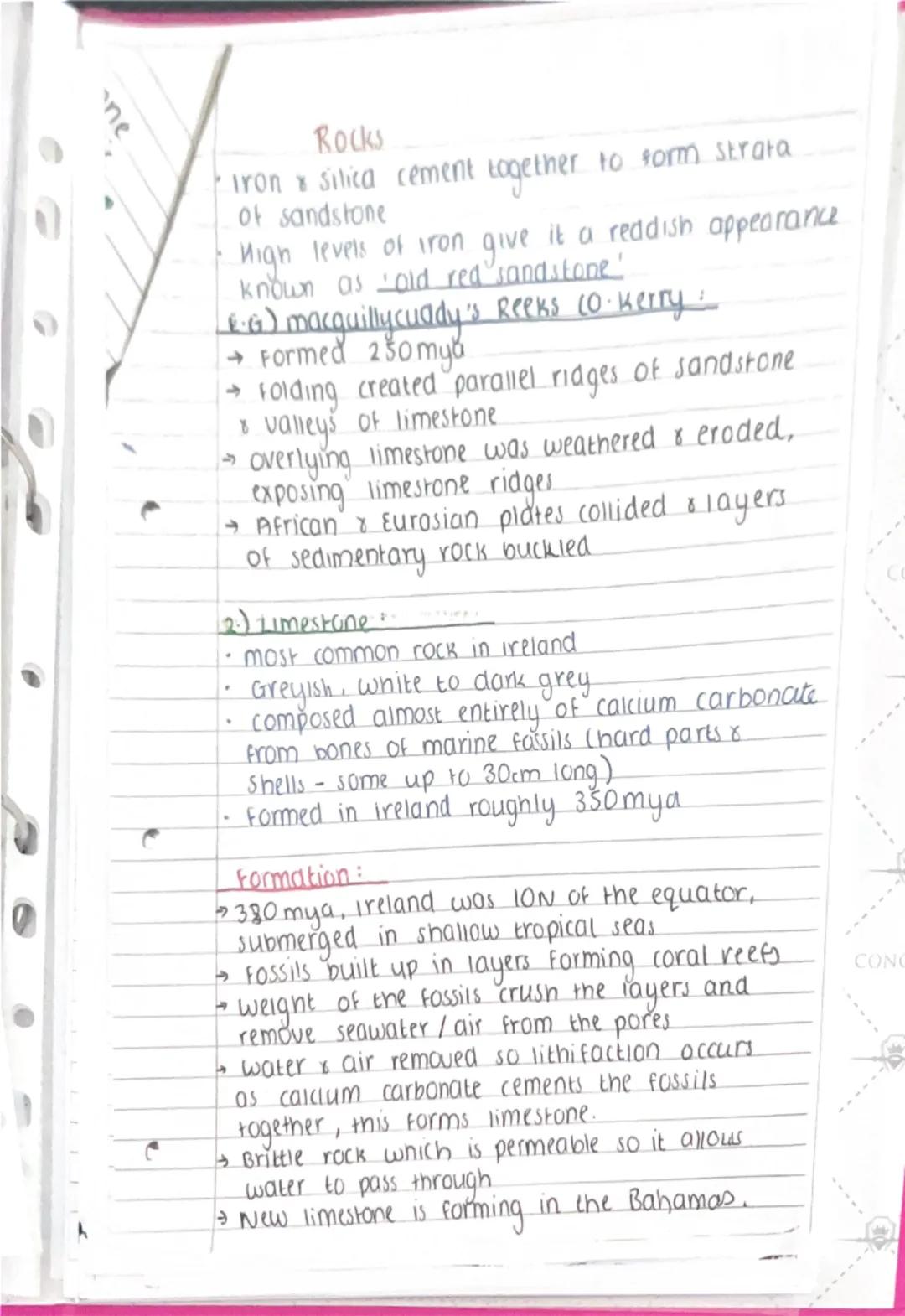 ROCKS

The Rock cycle

Igneous rocks are created through volkanic
activity on or within the crust

the rock is broken down into sediments by