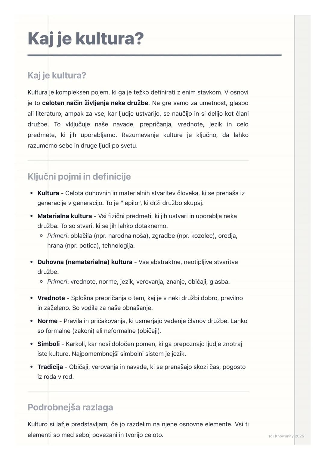 # Kaj je kultura?

Kaj je kultura?

Kultura je kompleksen pojem, ki ga je težko definirati z enim stavkom. V osnovi
je to celoten način živl