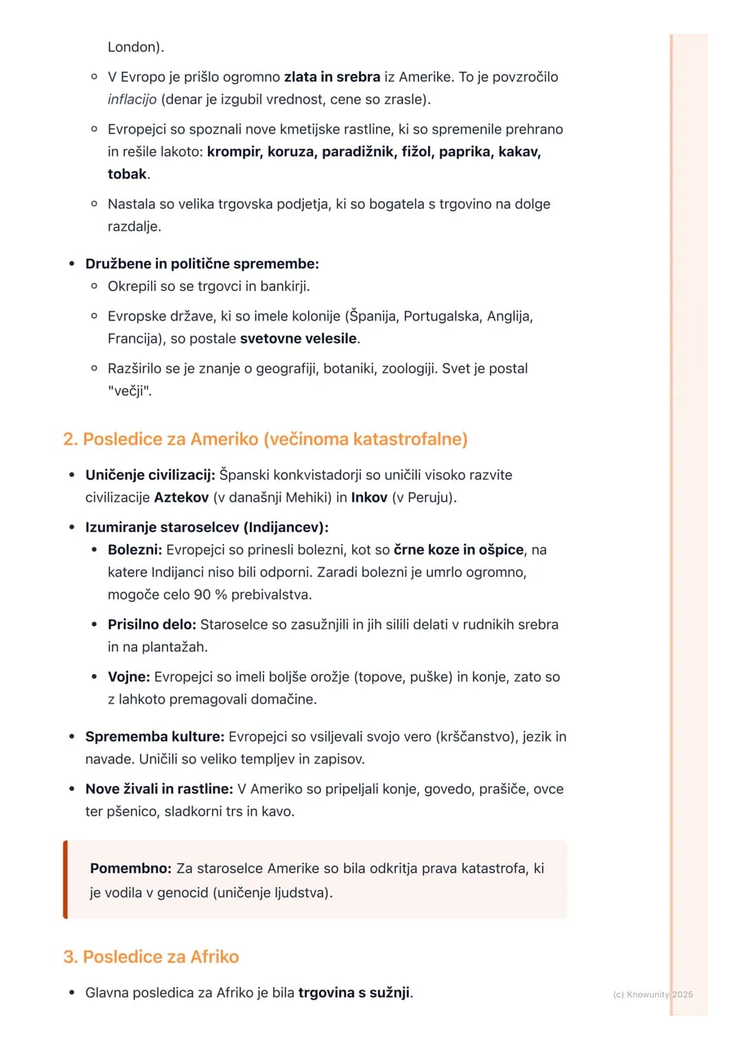 # Posledice velikih geografskih
odkritij

Uvod v posledice odkritij

Velika geografska odkritja so popolnoma spremenila svet. Ne gre samo za