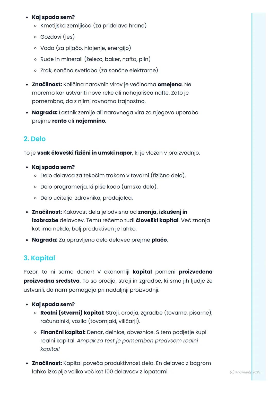 # Proizvodni dejavniki

## Uvod v proizvodne dejavnike

Proizvodni dejavniki so osnovni gradniki, ki jih podjetja potrebujejo, da
lahko kark