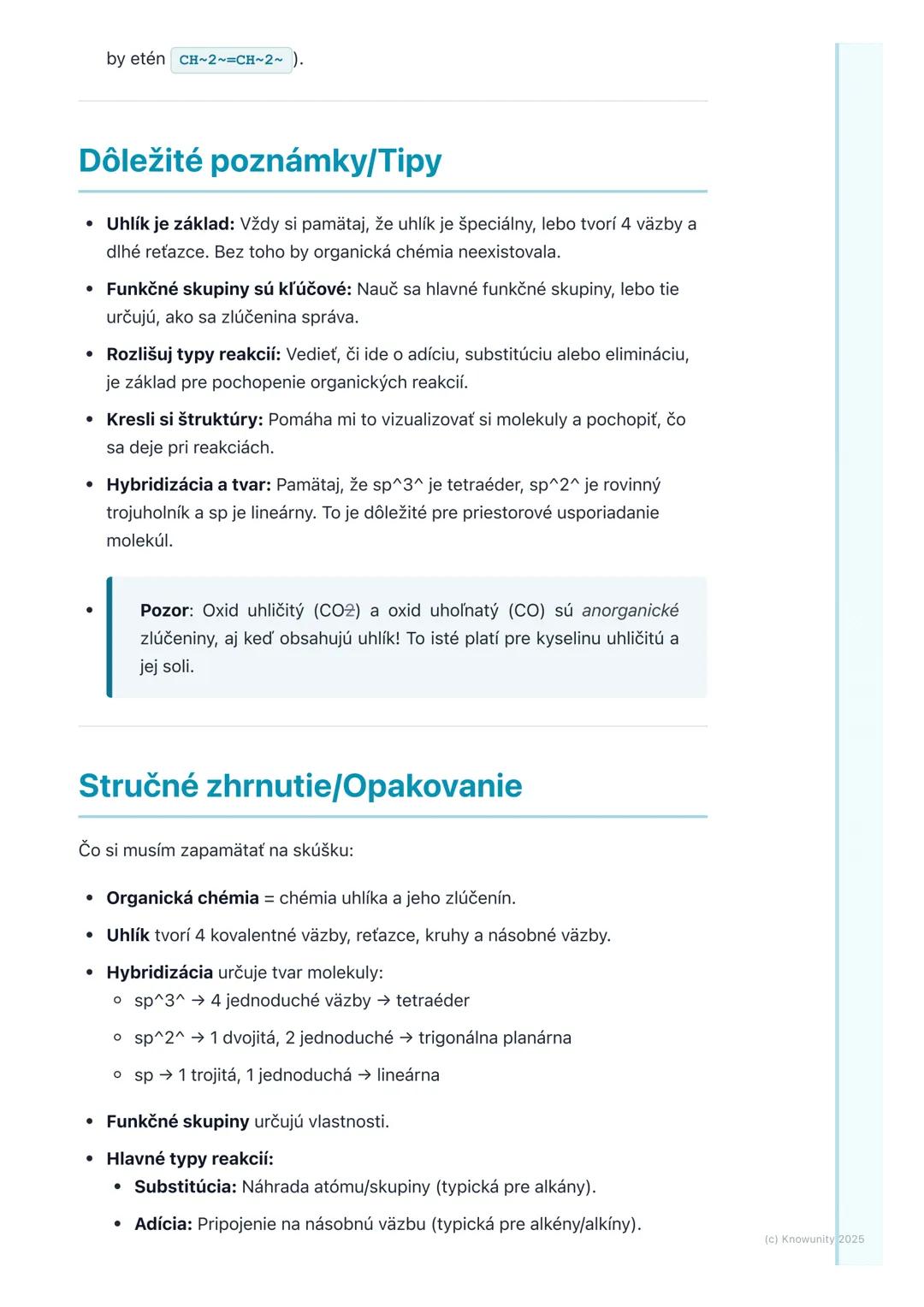 # Úvod do organickej chémie

Úvod do organickej chémie

Organická chémia je obrovská a fascinujúca oblasť chémie, ktorá sa zaoberá
štúdiom z