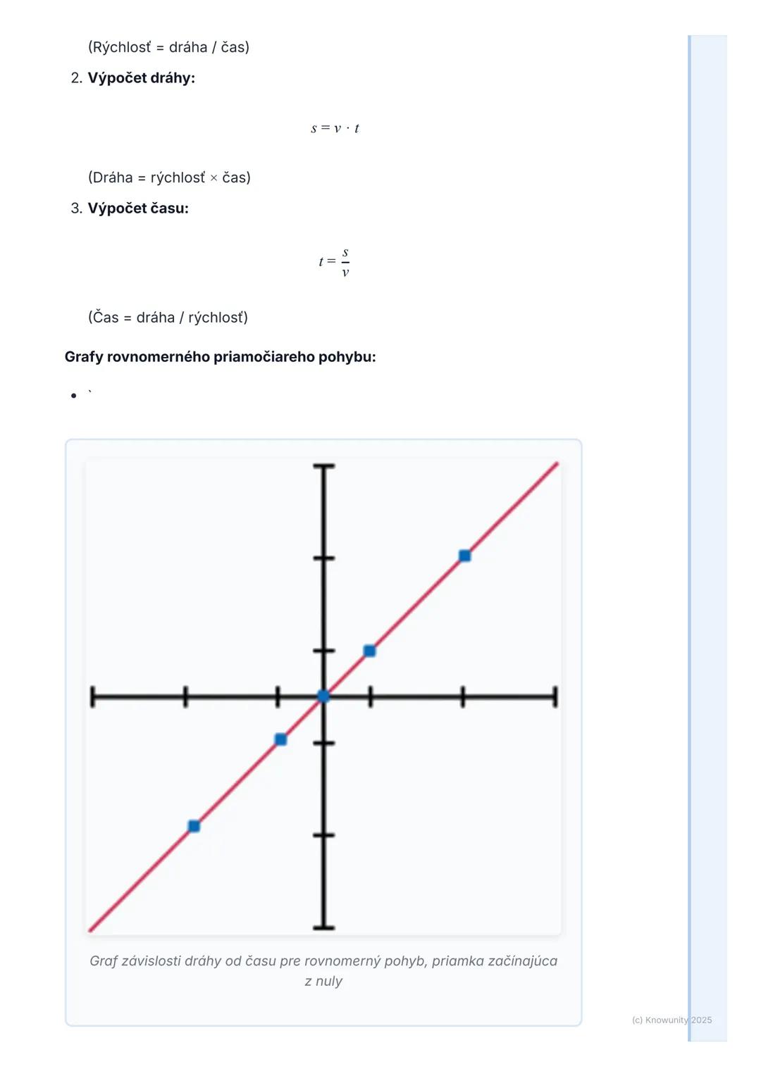 # Kinematika pohybu

## 1. Prehľad kinematiky pohybu

Kinematika pohybu je časť fyziky, ktorá sa zaoberá popisom pohybu telies.
To znamená, 