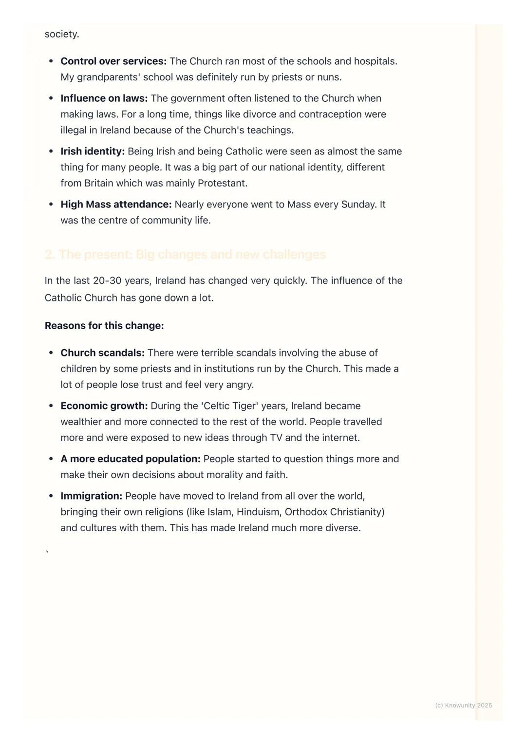 # Religion in Modern Ireland

An introduction to religion in modern Ireland

Religion, especially the Catholic Church, has been a huge part 