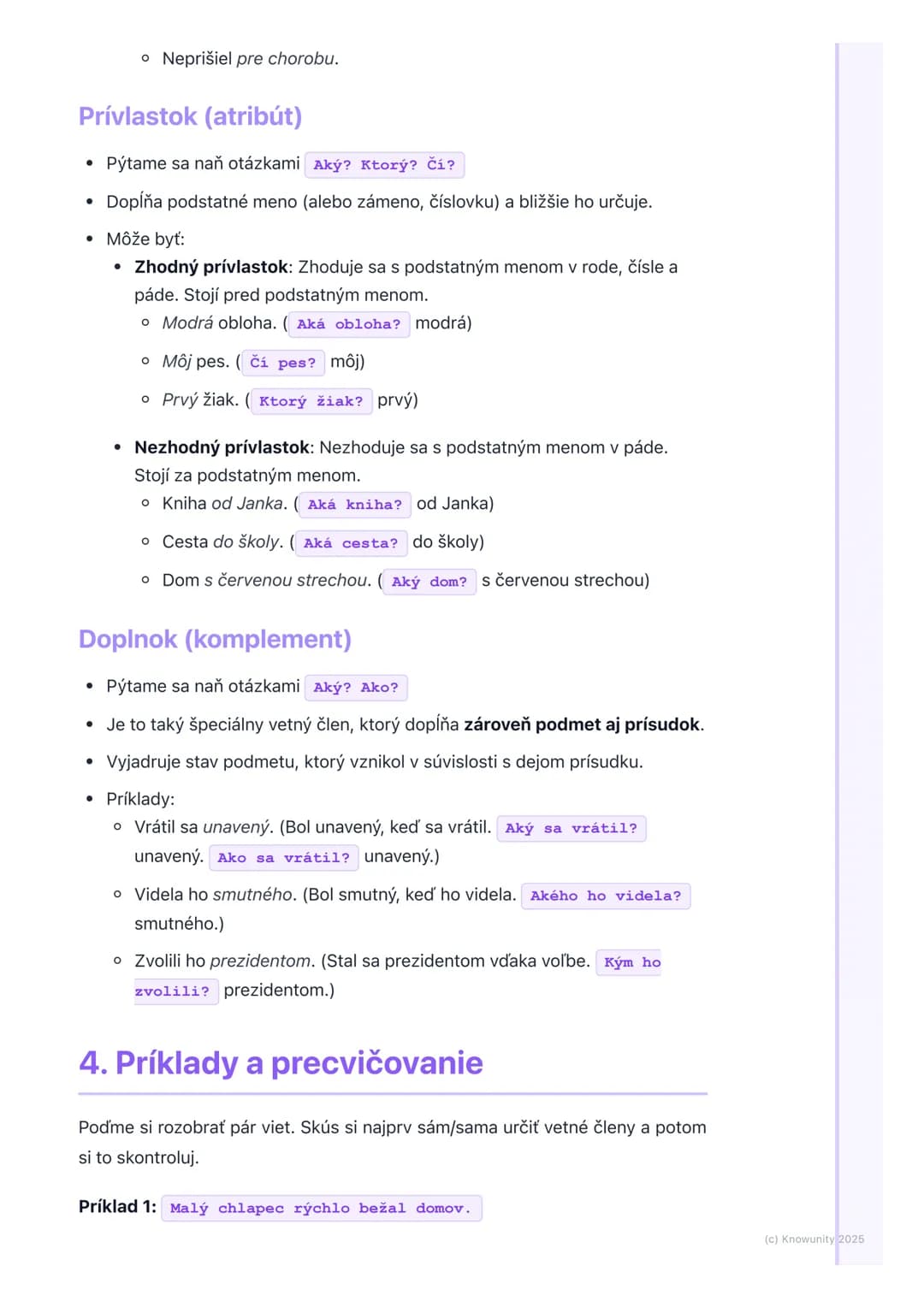 # Vetné členy

## 1. Úvod do vetných členov

Ahojte! Dnes si zopakujeme a podrobnejšie prejdeme vetné členy. Je to
dôležité, aby sme vedeli,