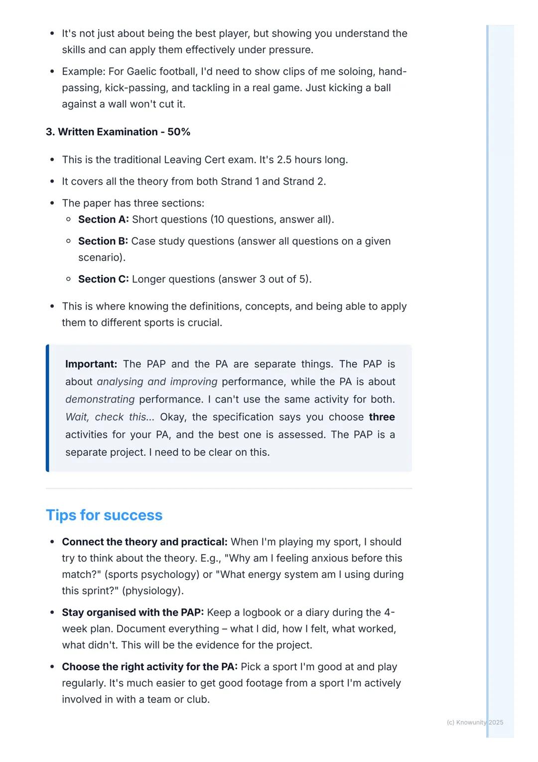 # Understanding LCPE

What is LCPE all about?

LCPE stands for Leaving Certificate Physical Education. It's not just about
playing sports, i