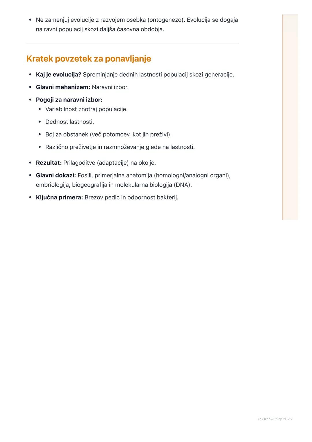 # Kaj je evolucija?

Kaj je evolucija?

Evolucija je osrednji koncept v biologiji, ki pojasnjuje, kako so se živa bitja skozi
ogromna časovn