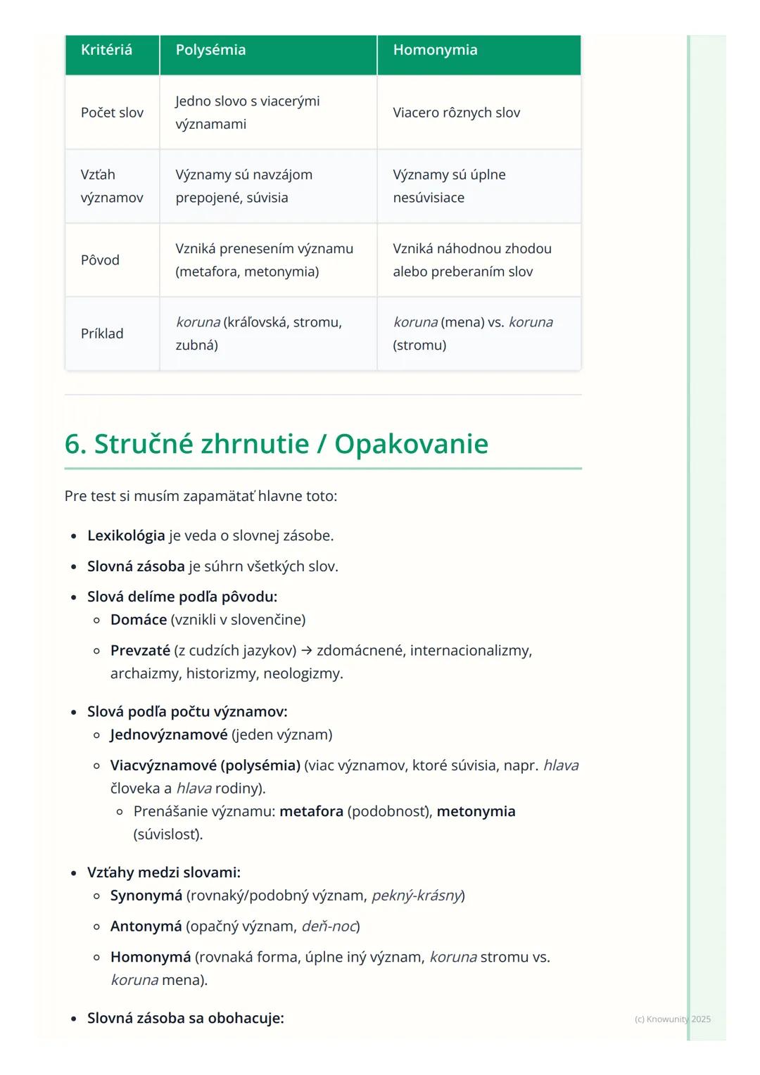 # Lexikológia - Slovná zásoba

## 1. Prehľad lexikológie a slovnej zásoby

Lexikológia je super dôležitá časť jazykovedy, ktorá sa zaoberá s