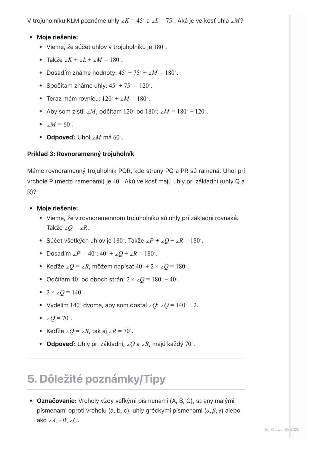 # Trojuholník - základné pojmy

1. Prehľad trojuholníkov

Trojuholník je jeden z najzákladnejších tvarov v geometrii. Stretávame sa s ním
vš