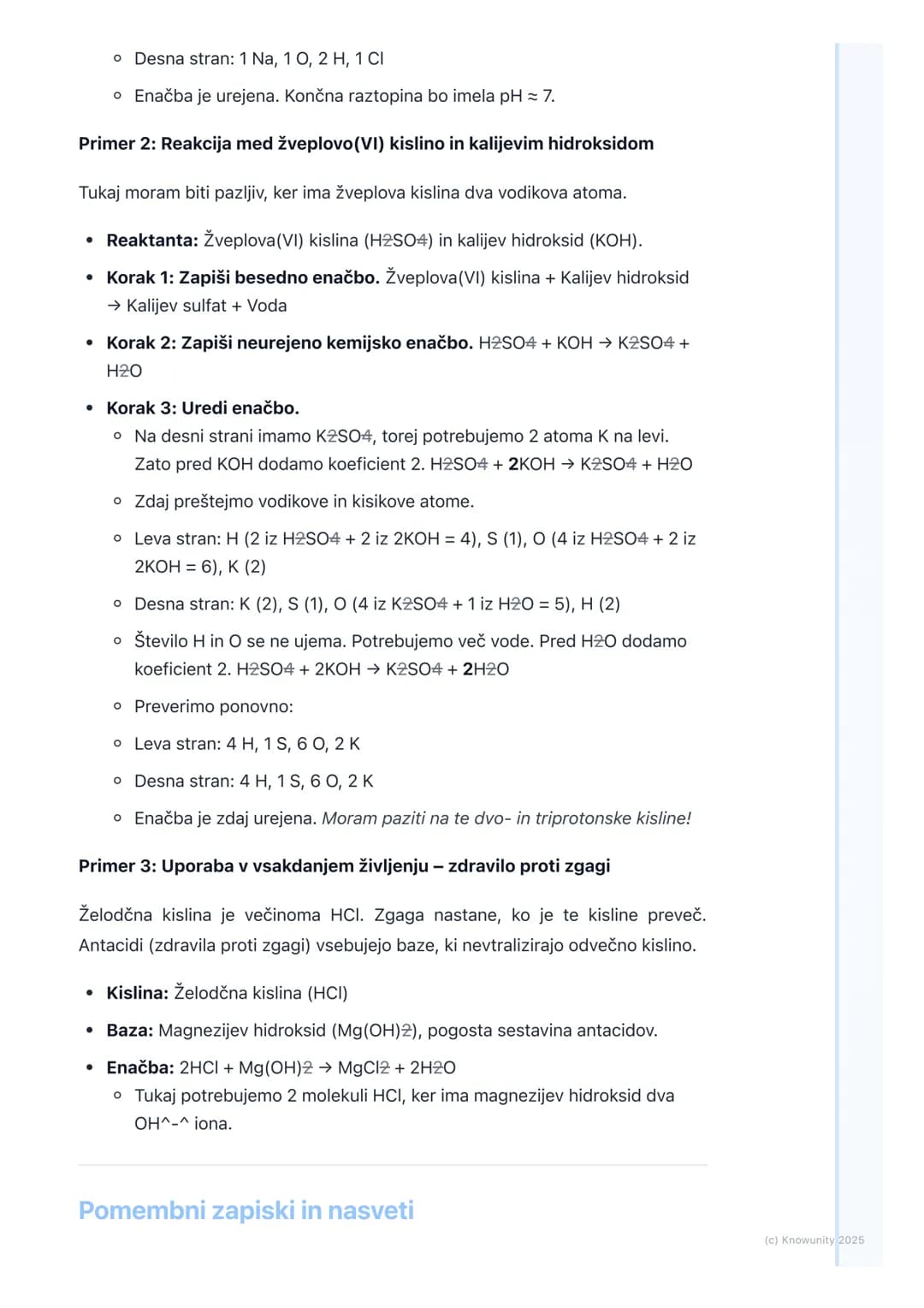 # Nevtralizacija

Uvod v nevtralizacijo

Nevtralizacija je kemijska reakcija med kislino in bazo. Pri tej reakciji nastaneta
sol in voda. Im