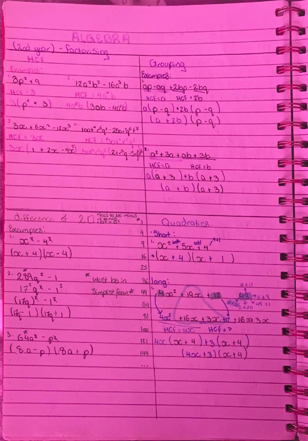 # Junior Cort

AIGEBRA.

(1st year) Ruies of algebra.

I adding & Subtraching.

Same sigo Keep the scale Signo add

diff Sign Keep Sign of b