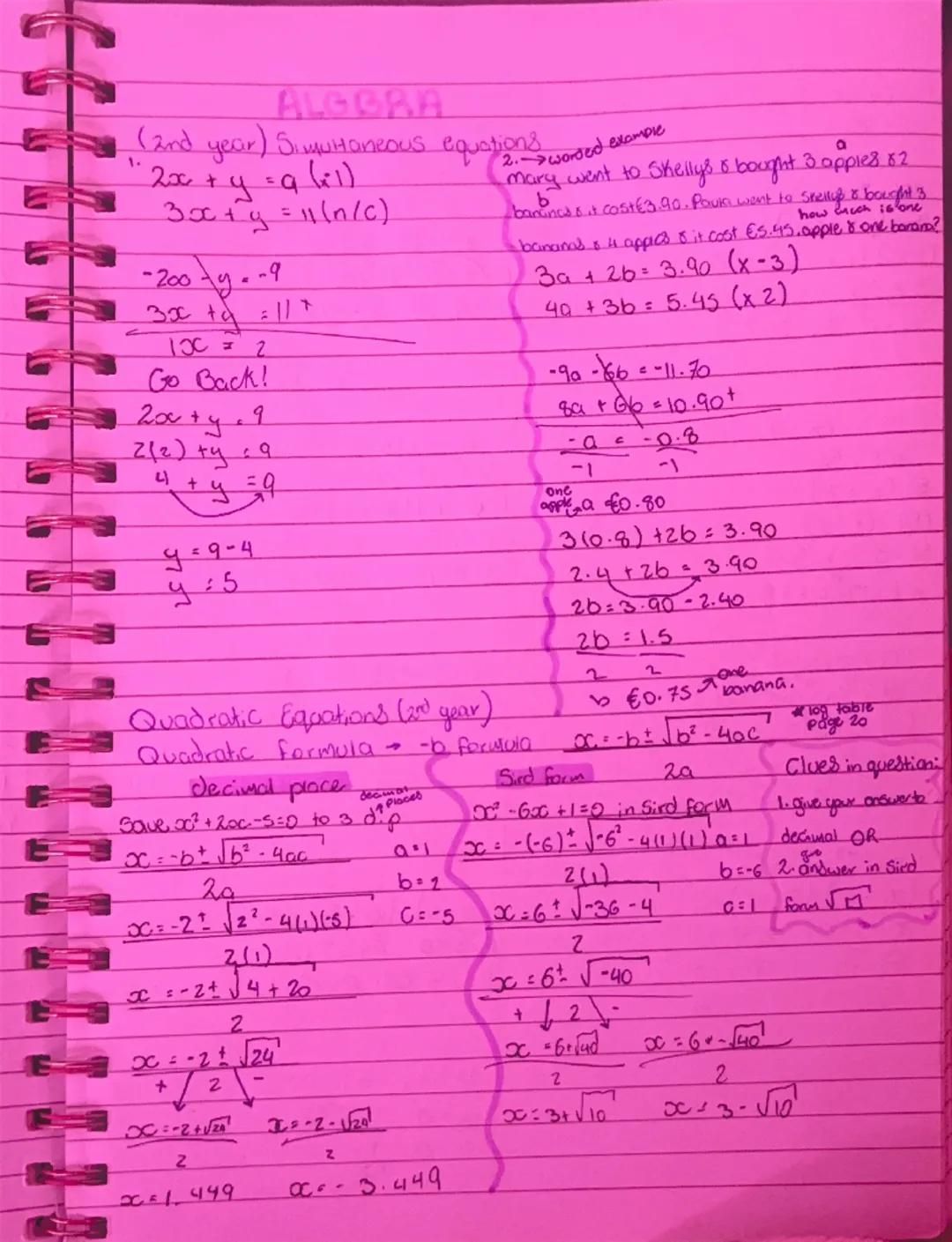 # Junior Cort

AIGEBRA.

(1st year) Ruies of algebra.

I adding & Subtraching.

Same sigo Keep the scale Signo add

diff Sign Keep Sign of b