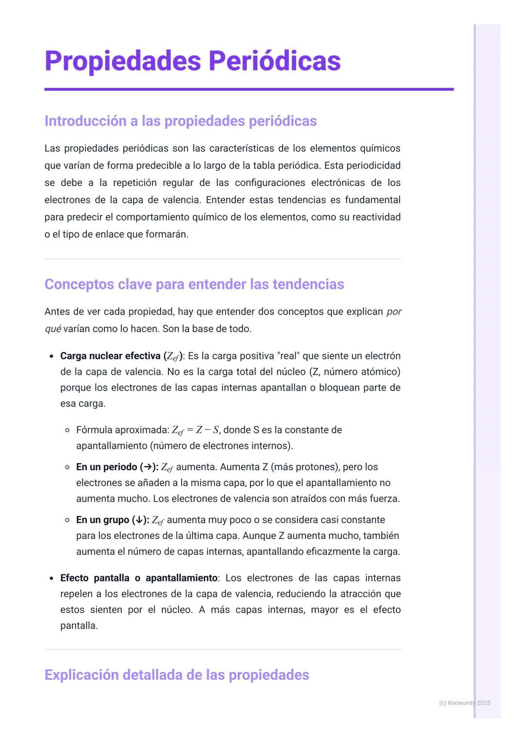 # Propiedades Periódicas

Introducción a las propiedades periódicas

Las propiedades periódicas son las características de los elementos quí