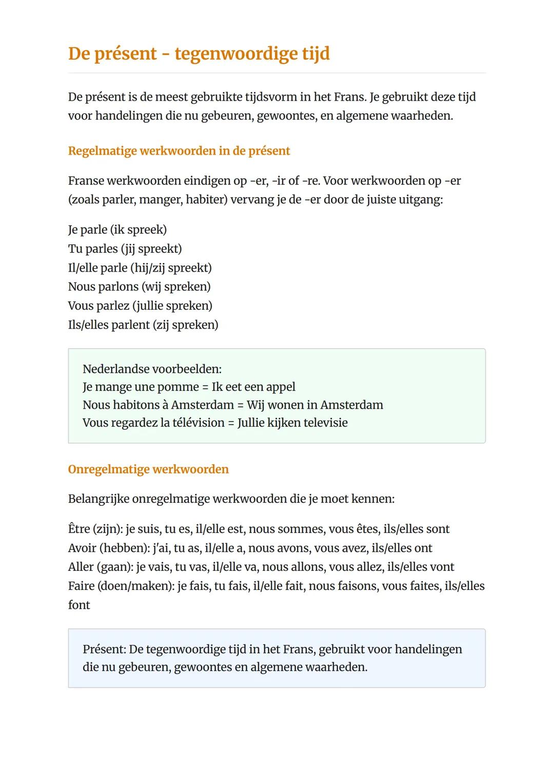 Franse tijdsvormen: présent,
passé composé en futur proche
Leer de drie belangrijkste Franse tijdsvormen met voorbeelden
Fras Taal en Litera