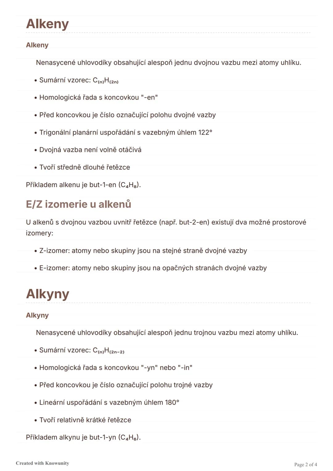 Alkany, alkeny a alkyny
Přehled základních uhlovodíků - alkanů, alkenů a alkynů, jejich struktur, vlastností a
využití.
Úvod do uhlovodíků
U