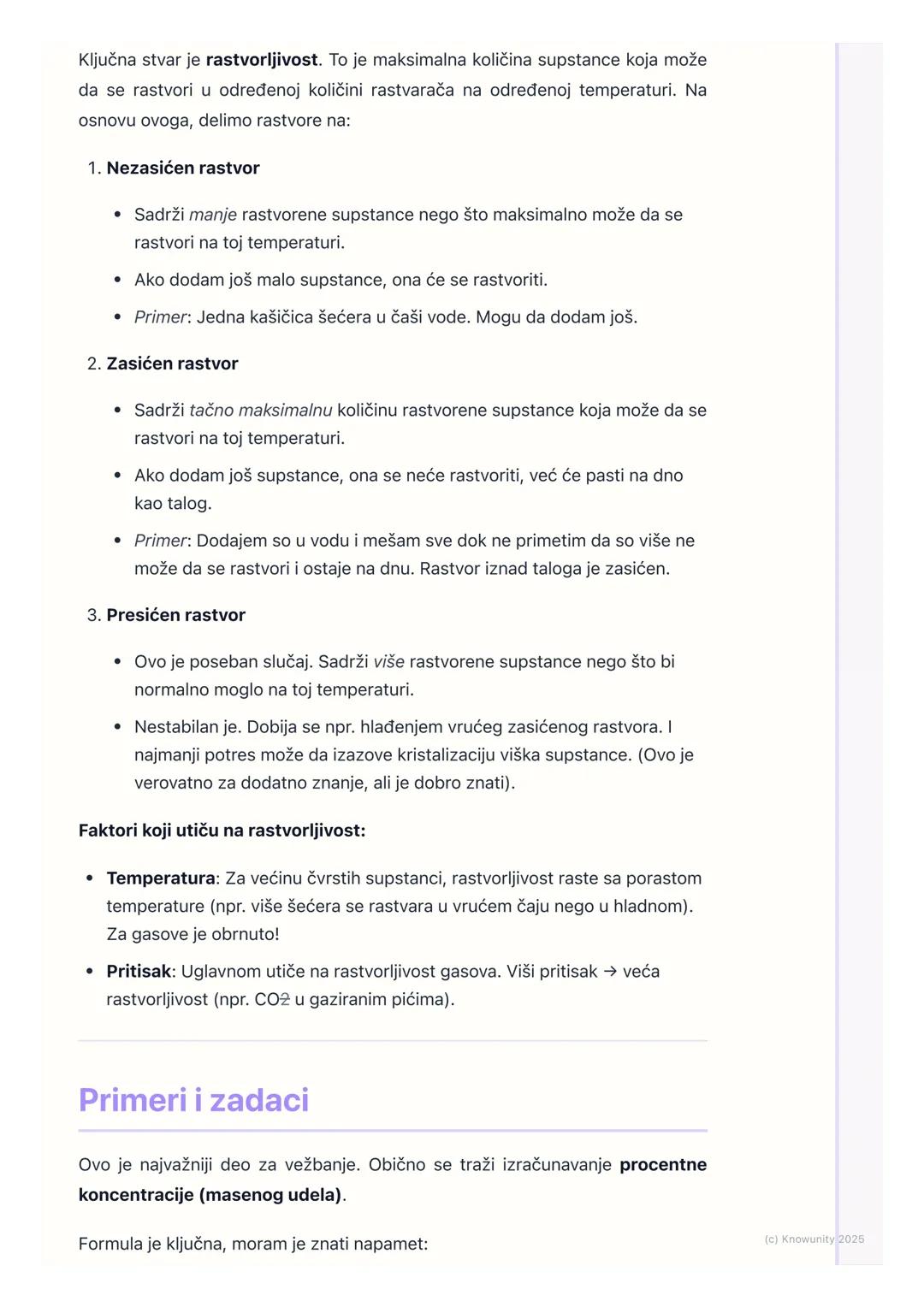 # Rastvori

Uvod u rastvore

Rastvori su svuda oko nas. Kad pravim čaj i dodam šećer, pravim rastvor. Slana
morska voda je rastvor. Čak je i