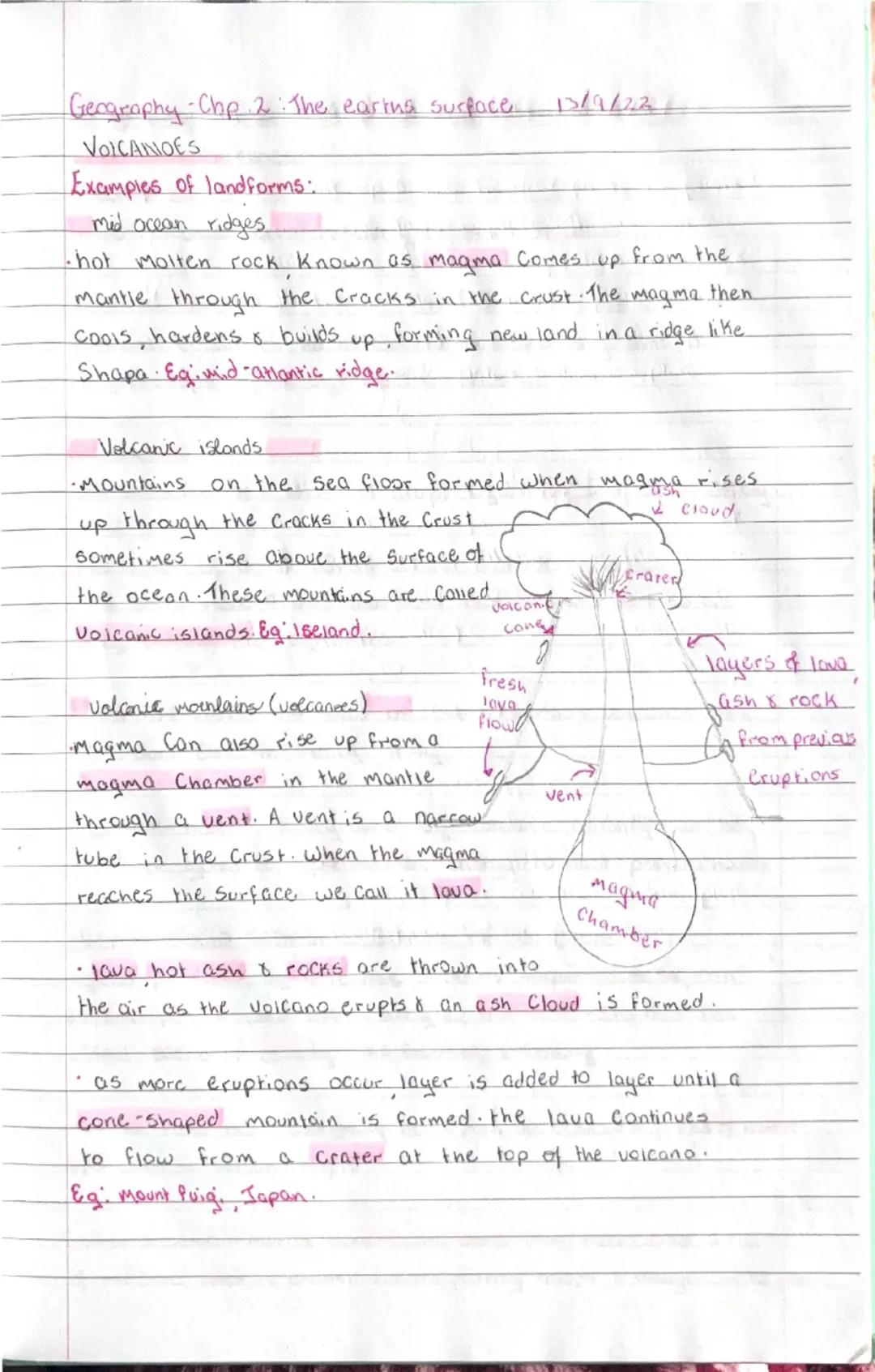 Geography-Chp 2: The earins Surface

I-LAYERS OF THE EARTH


the Crust

the Crust is the outside layer
It is made of solid rock. The
Oceans 
