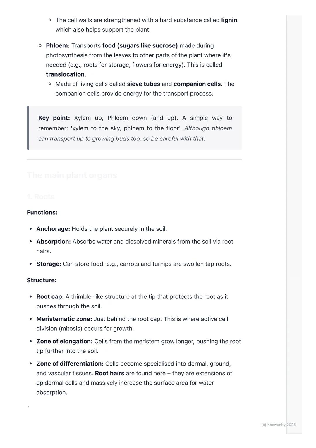 # Plant Structure

Introduction to plant organisation

Plants are multicellular organisms, just like us, but they're organised
differently. 
