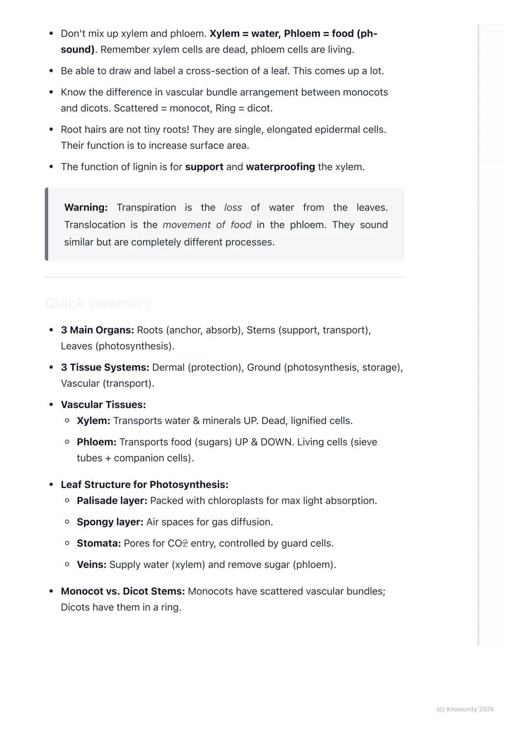 # Plant Structure

Introduction to plant organisation

Plants are multicellular organisms, just like us, but they're organised
differently. 
