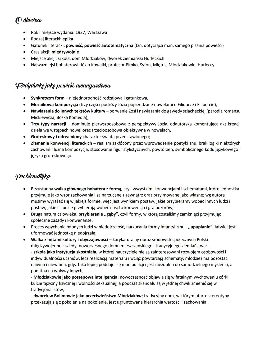 # Ferdydurke

autorze

Witold Gombrowicz (1904-1969) - awangardowy powieściopisarz, dramaturg, nowelista
i autor prozy eseistycznej. Urodził