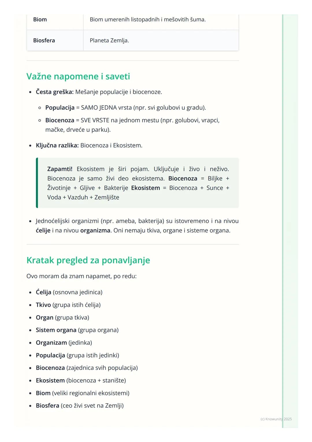 # Nivoi organizacije živog sveta

Uvodni deo

Sva živa bića u prirodi, od najmanje bakterije do najvećeg drveta, imaju neku
svoju organizaci
