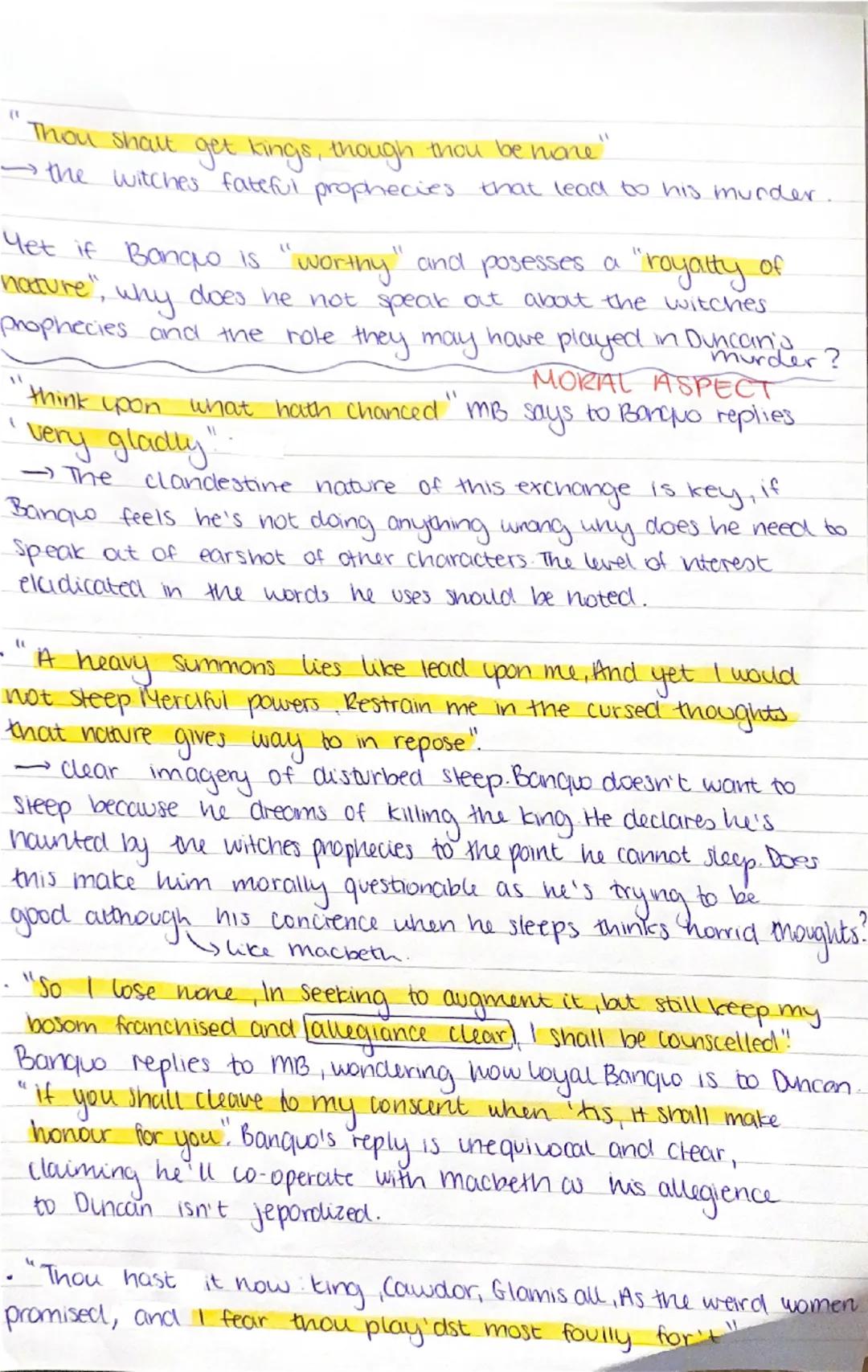 Banquo Quotes

• "IF I
say sooth I must report they were as comons
overcharged with dable cracks so they doubly.
redabled Strokes upon the f