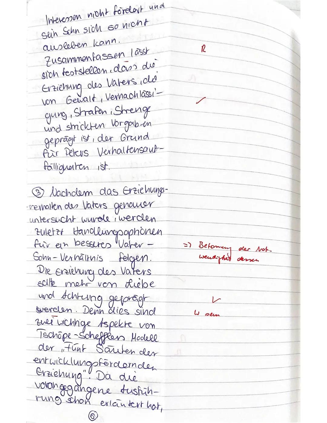 # Fallbeschreibung,,, Peter"

Peter ist das jüngste von drei Kindern der Familie W.. Er wird im Alter von zehn Jahren
einer Erziehungsberatu