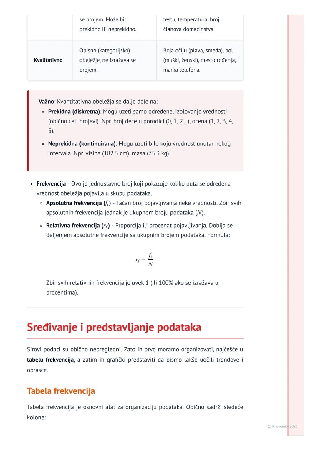 # Osnovni pojmovi statistike

## Uvod u statistiku

Statistika je grana matematike koja se bavi prikupljanjem, organizovanjem,
analizom, tum
