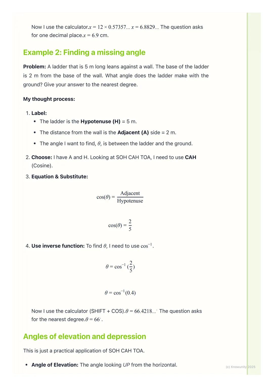 # Trigonometry of Right-Angled
Triangles

The basics of right-angled triangles

This is the foundation of all the trigonometry we do. It's a