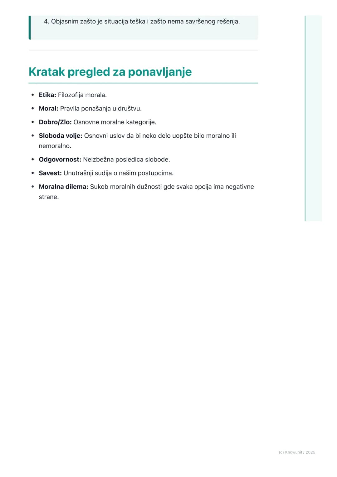 # Osnovni pojmovi etike

## Uvod u osnovne pojmove etike

Etika je grana filozofije koja se bavi moralom, tj. proučavanjem onoga što je
ispr