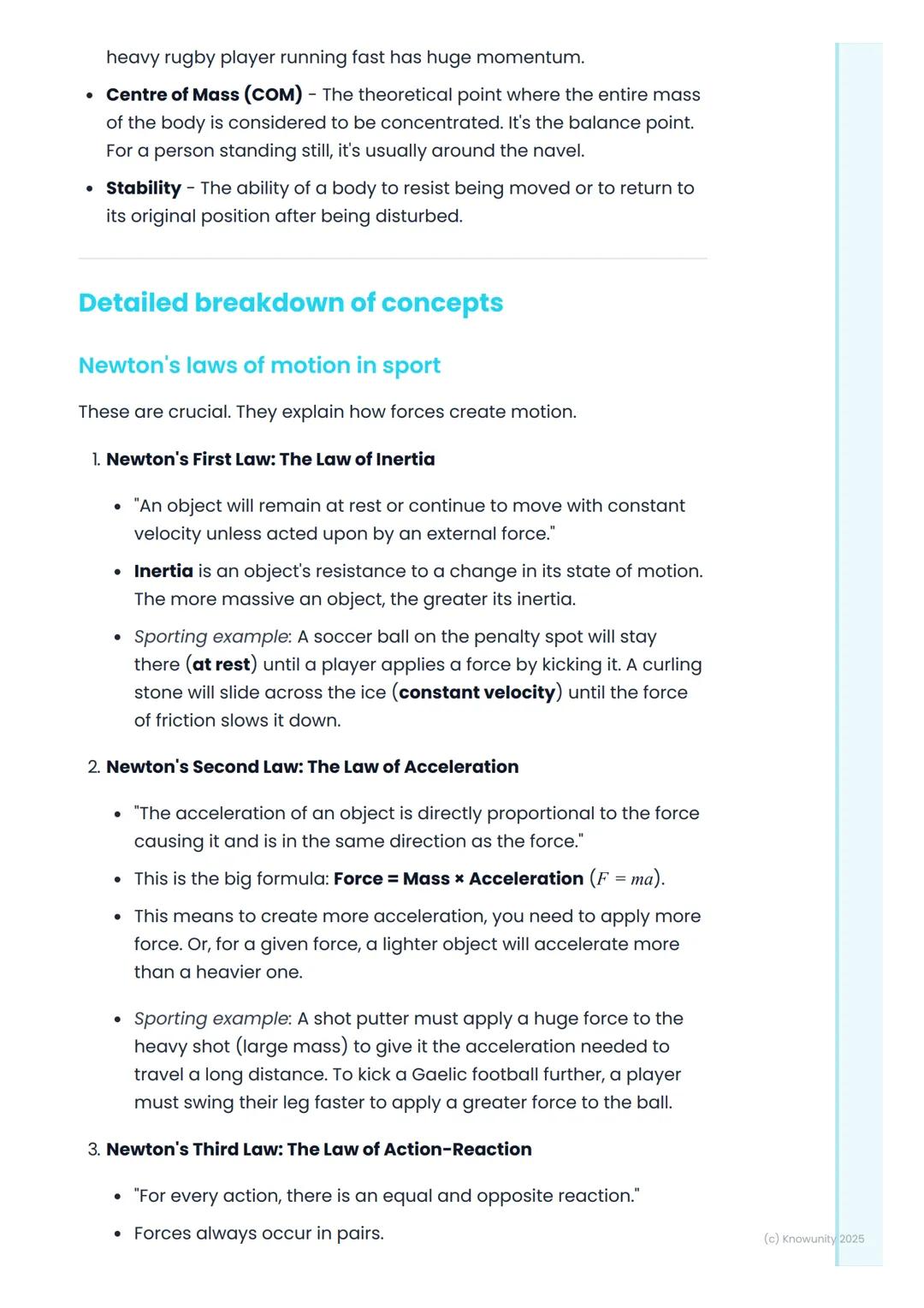 # Biomechanics of Movement

An introduction to biomechanics

Biomechanics is basically the physics of human movement. It's about
applying pr